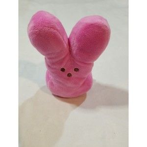 Peeps Pink Stuffed Animal Plush Toy Bunny Rabbit Easter 6”